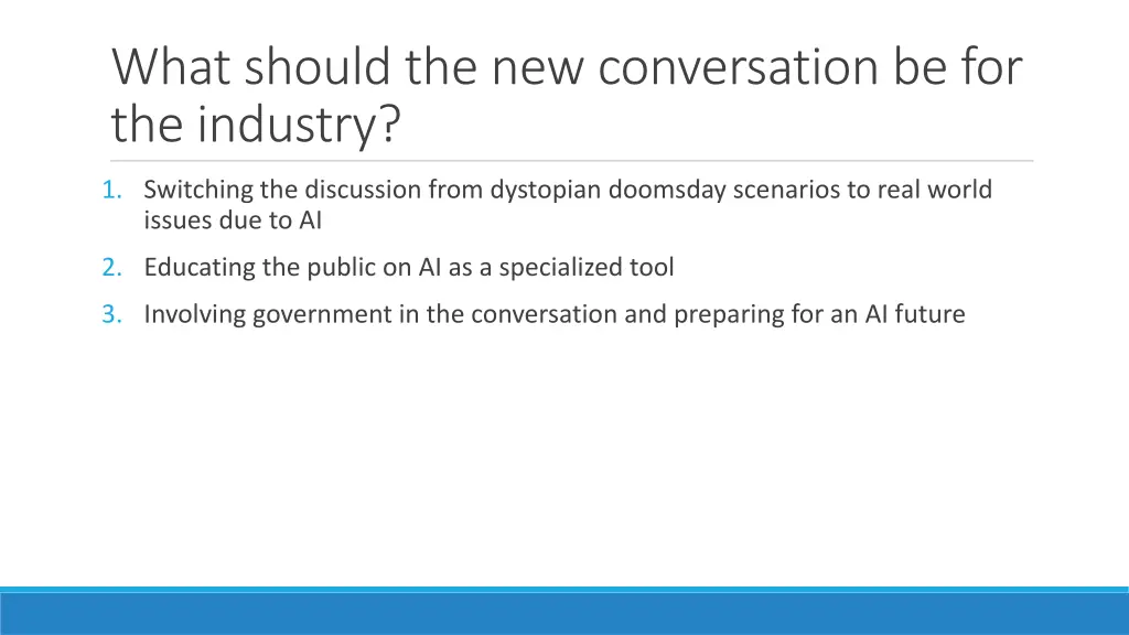 what should the new conversation 1