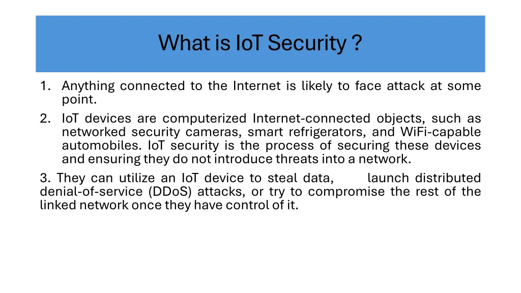 what is iot security