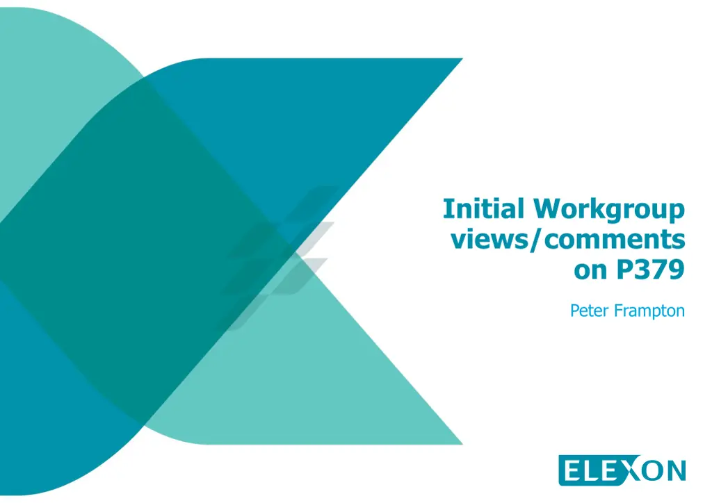 initial workgroup views comments