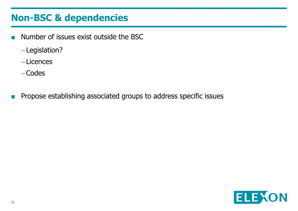 non bsc dependencies