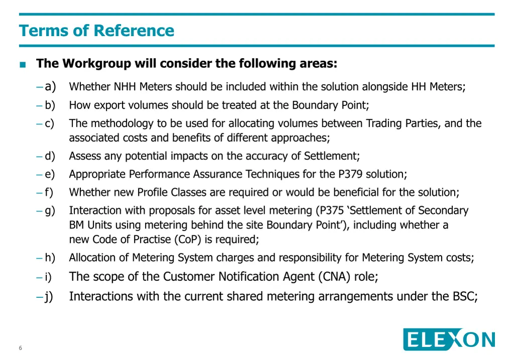 terms of reference 1