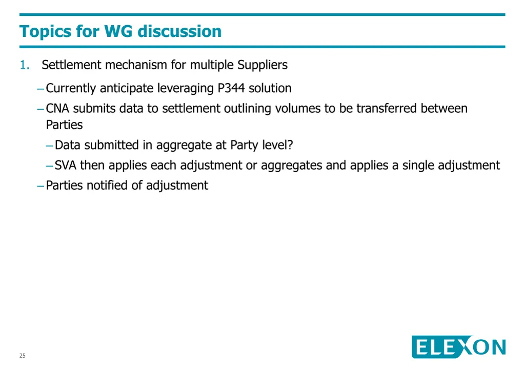 topics for wg discussion 2