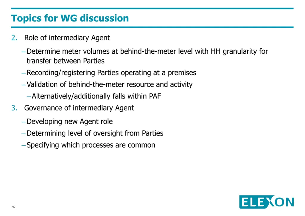 topics for wg discussion 3