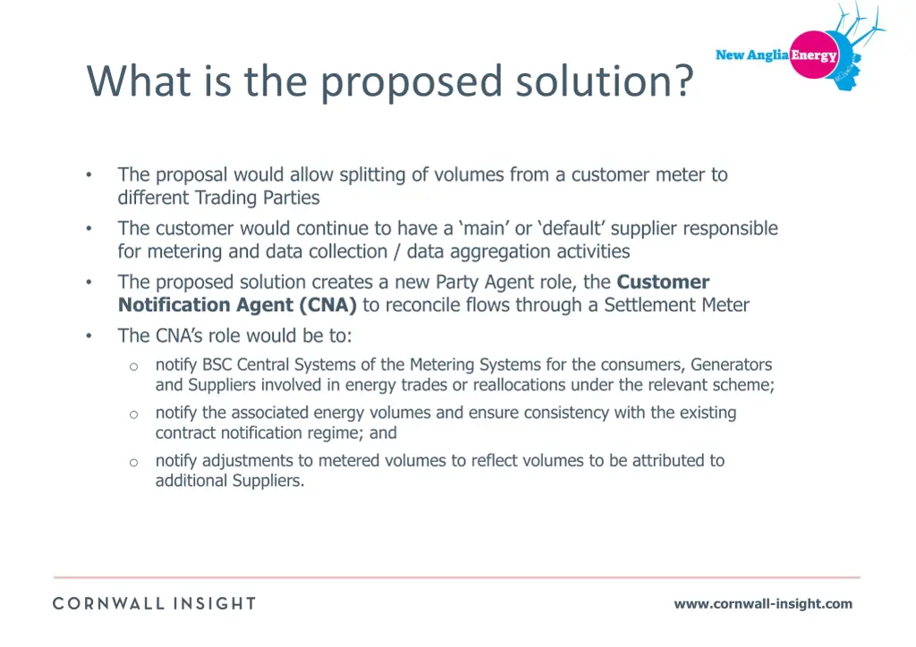 what is the proposed solution