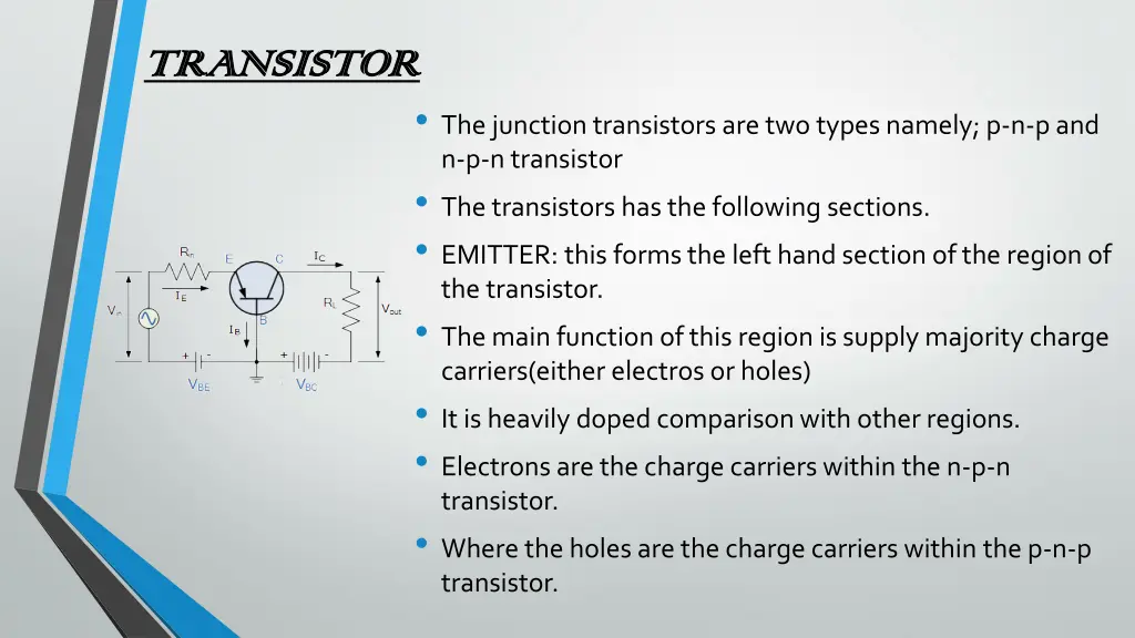 transistor transistor
