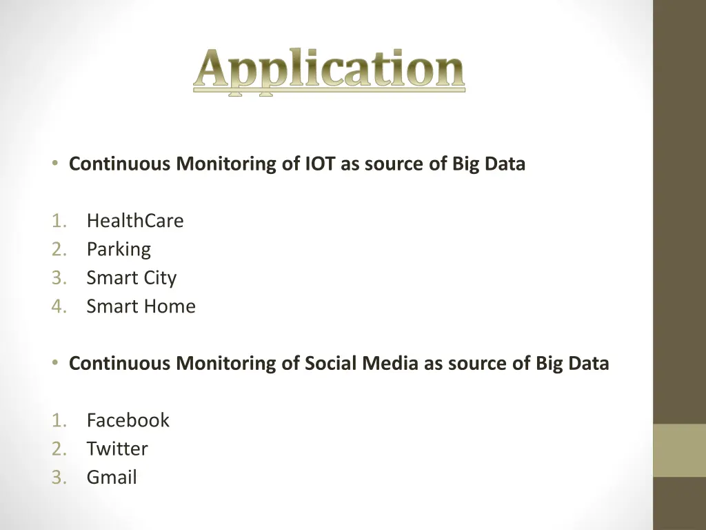 application