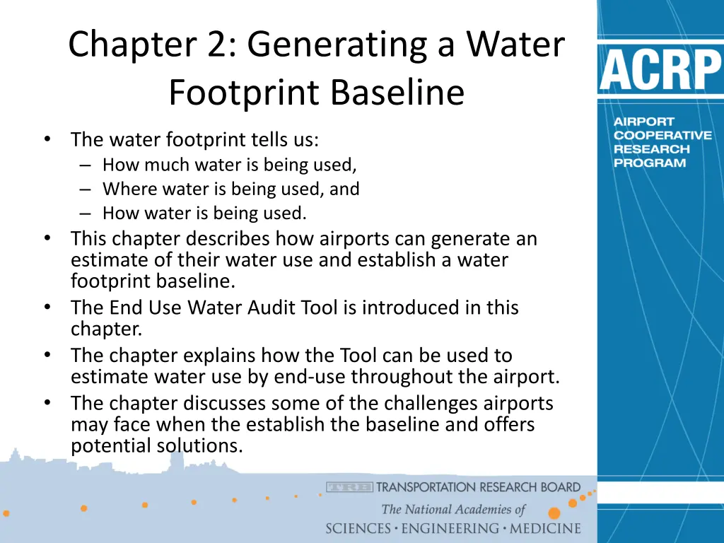 chapter 2 generating a water footprint baseline