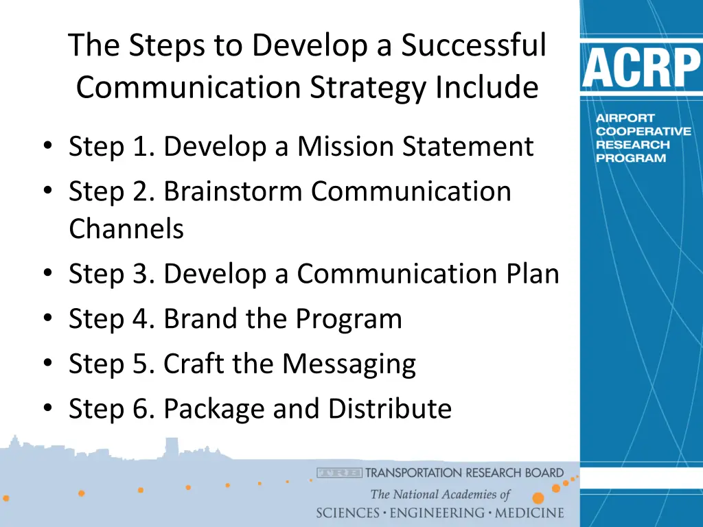 the steps to develop a successful communication