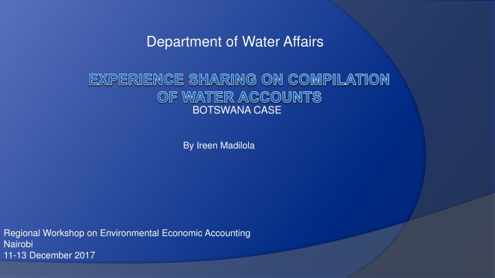 department of water affairs