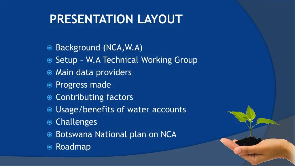 presentation layout