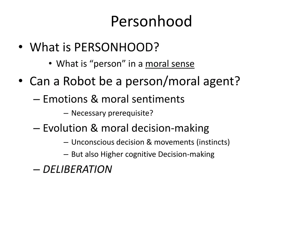 personhood