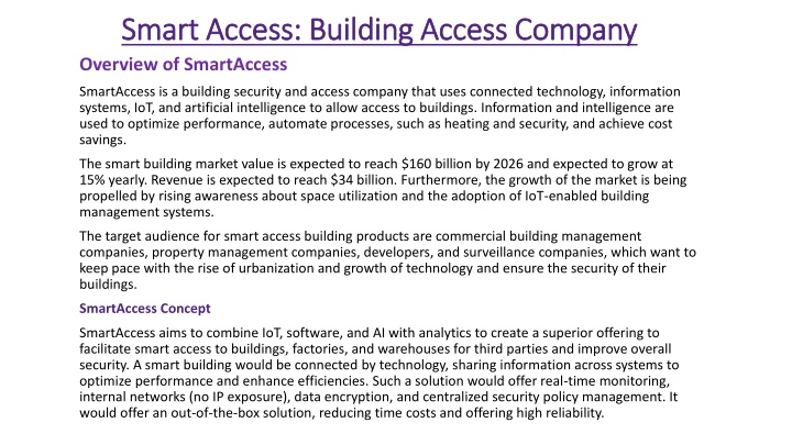 smart access building access company smart access