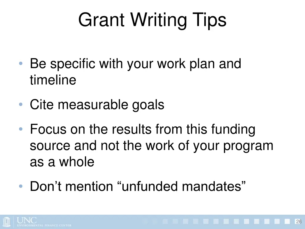 grant writing tips 2