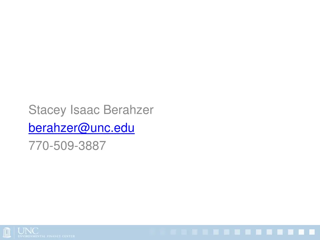 stacey isaac berahzer berahzer@unc