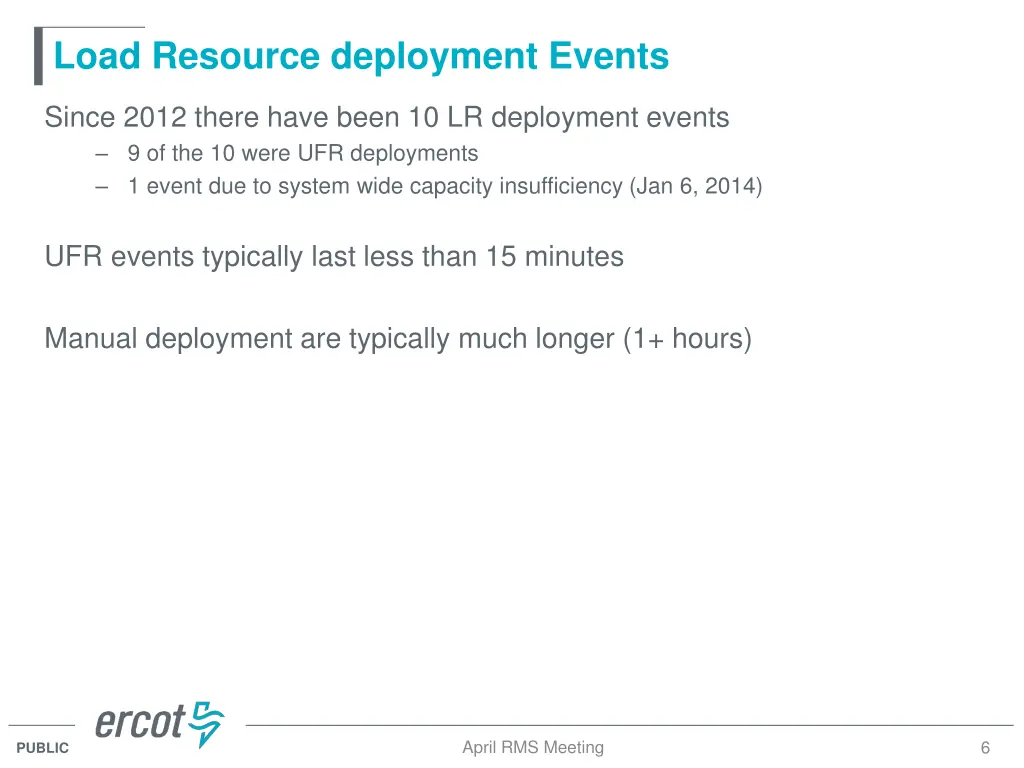 load resource deployment events