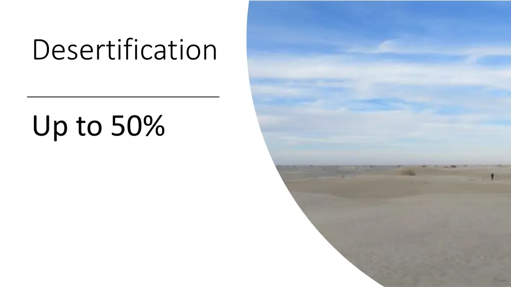 desertification