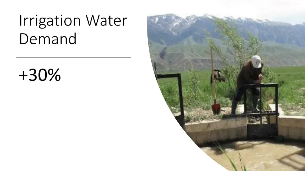 irrigation water demand