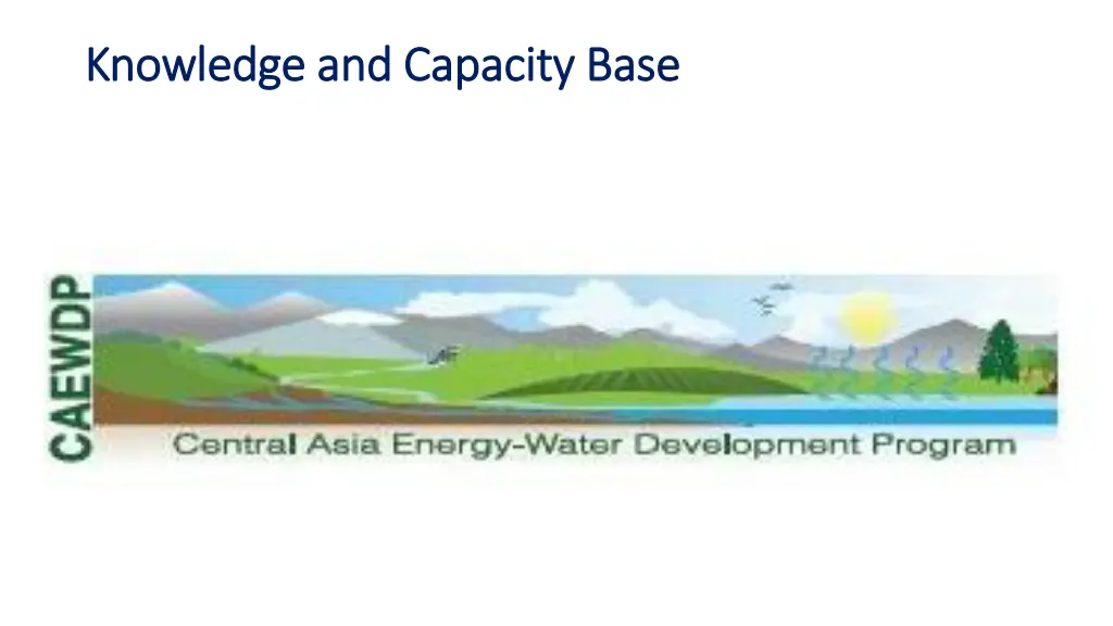 knowledge and capacity base knowledge
