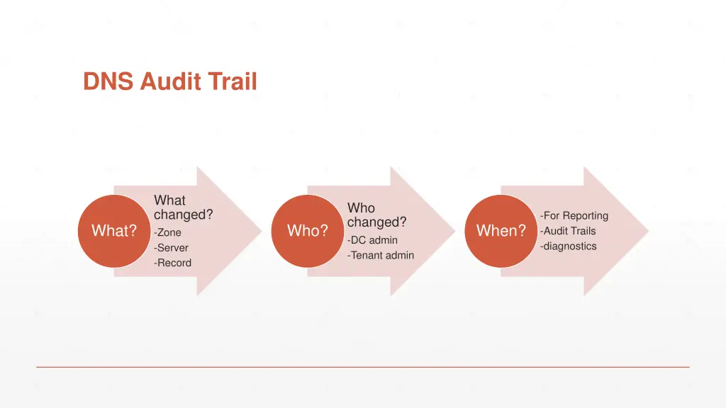 dns audit trail