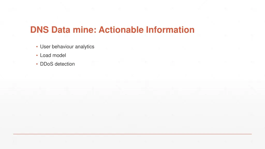 dns data mine actionable information