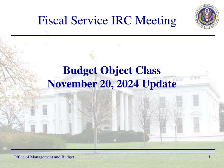 fiscal service irc meeting