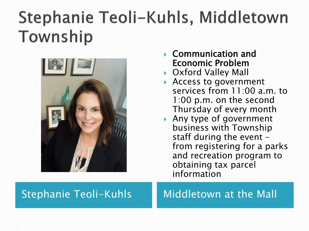 communication and economic problem oxford valley