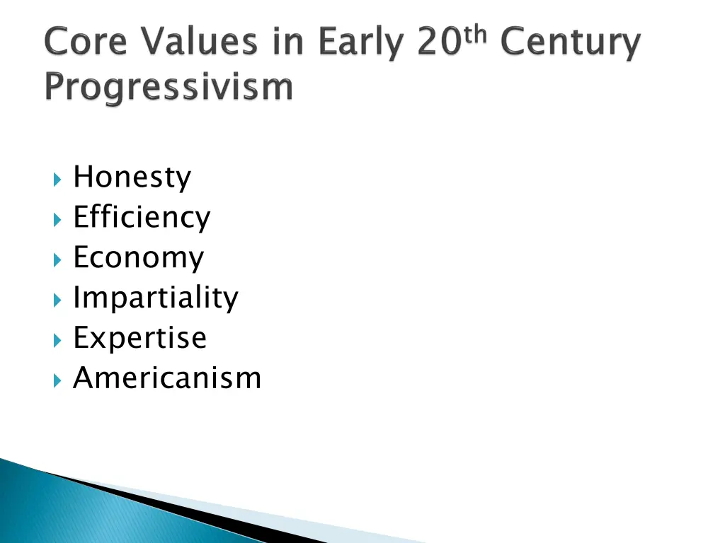 honesty efficiency economy impartiality expertise