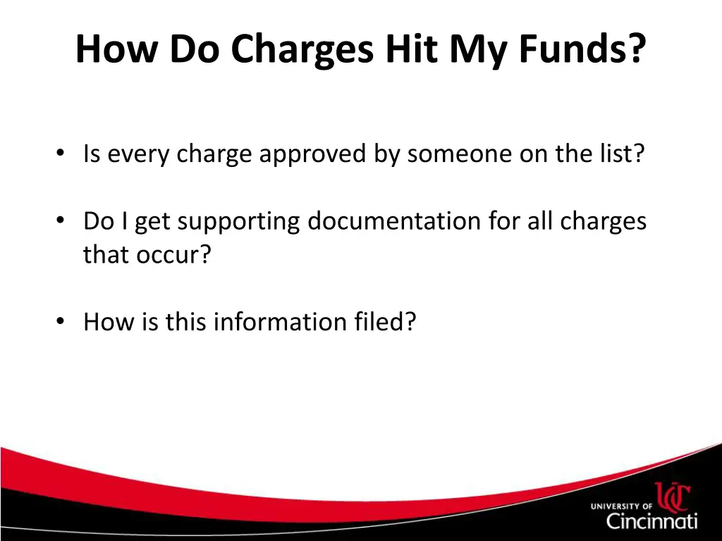 how do charges hit my funds