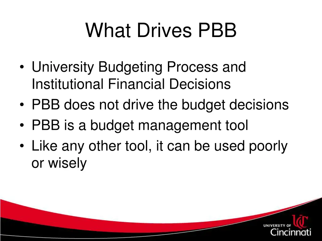what drives pbb