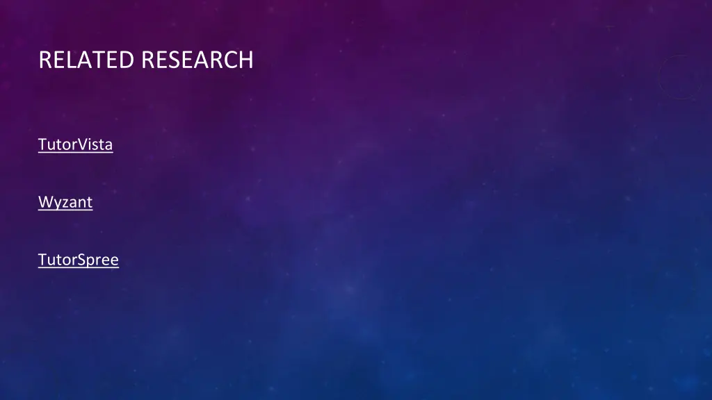 related research