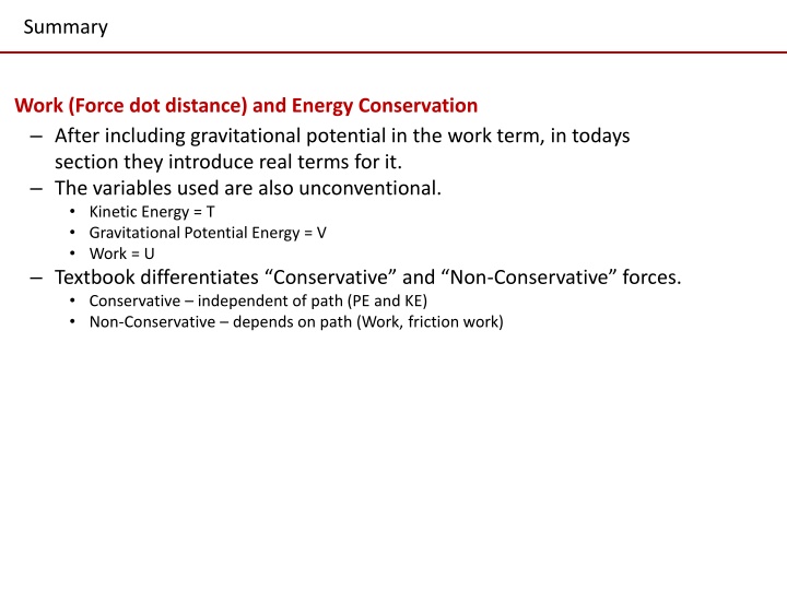 summary