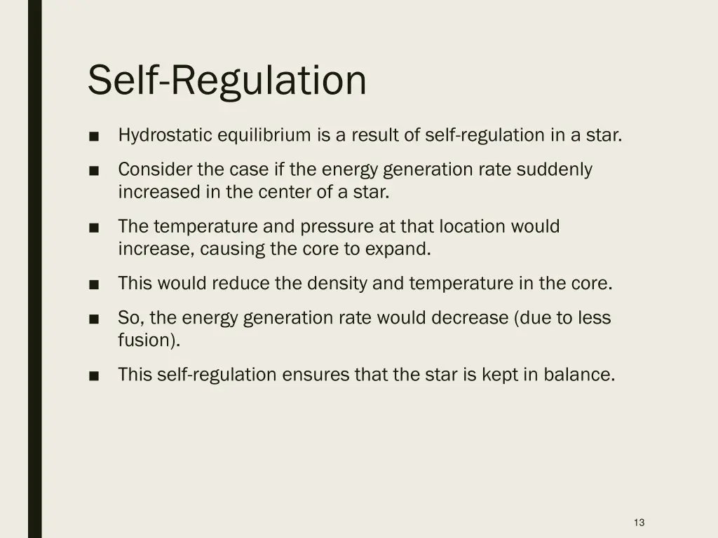 self regulation