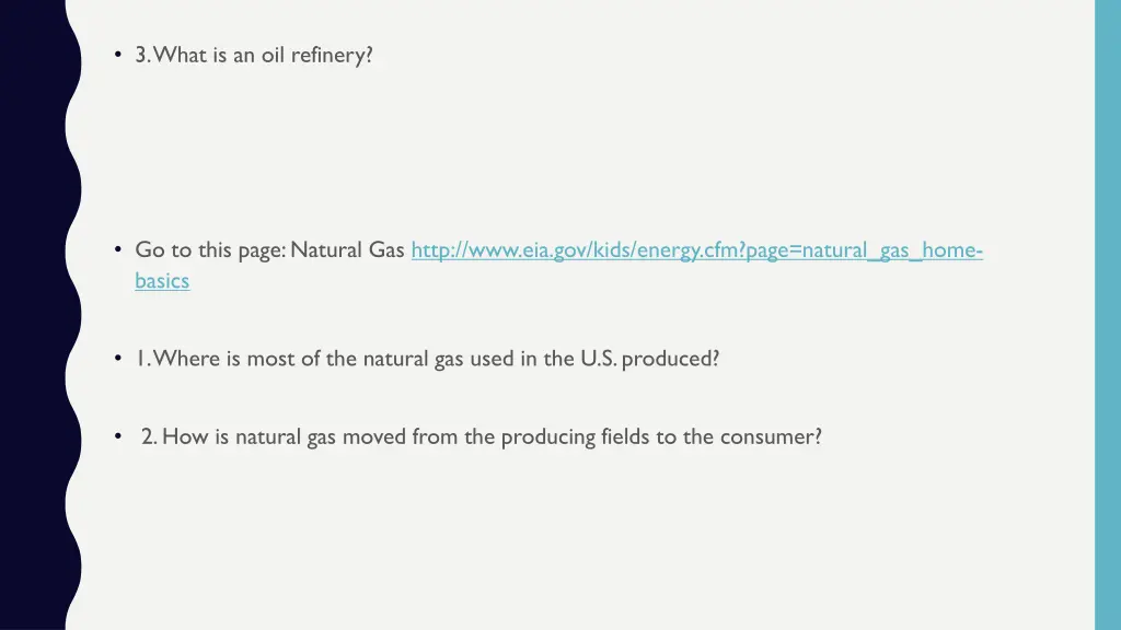 3 what is an oil refinery