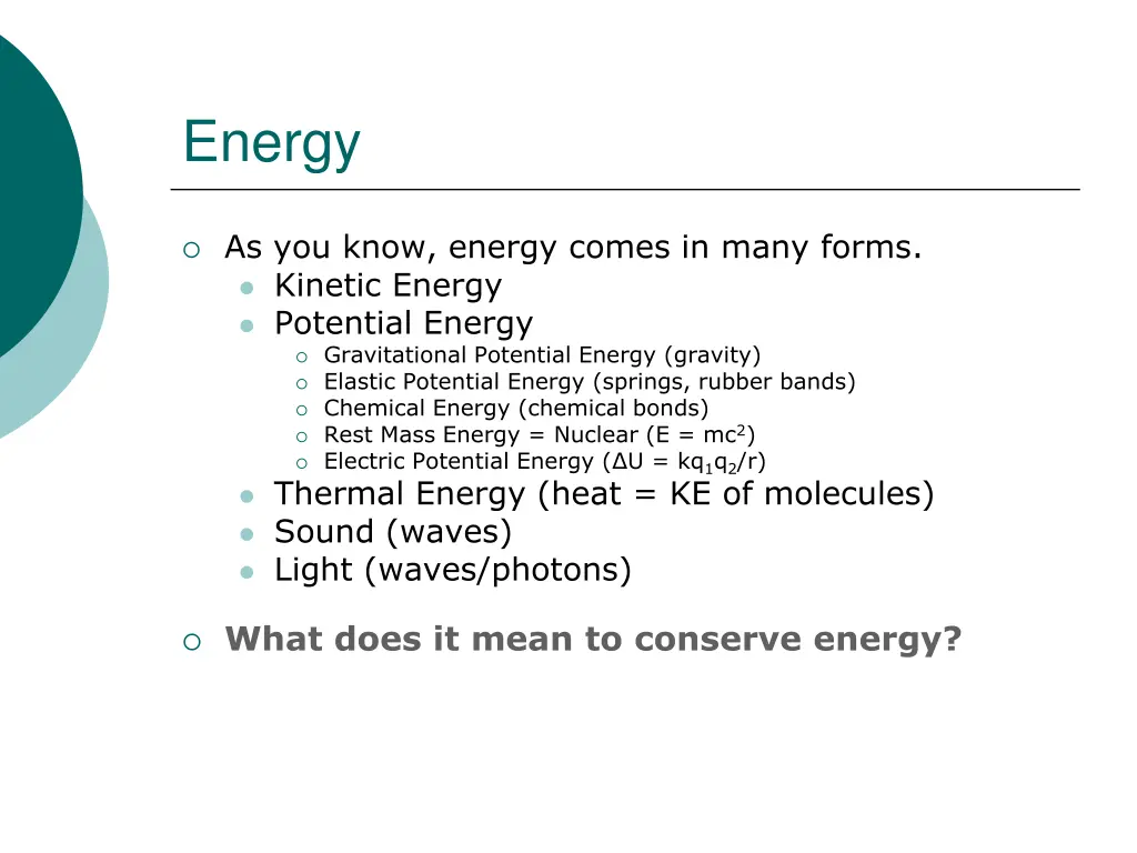 energy