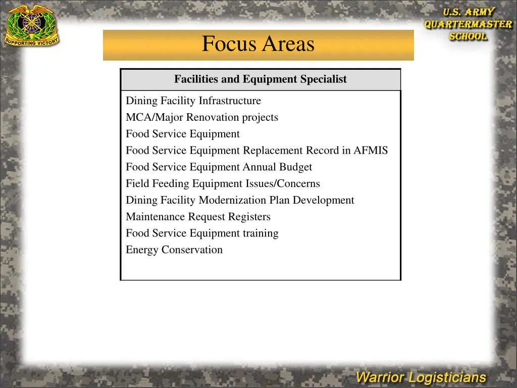 focus areas 1