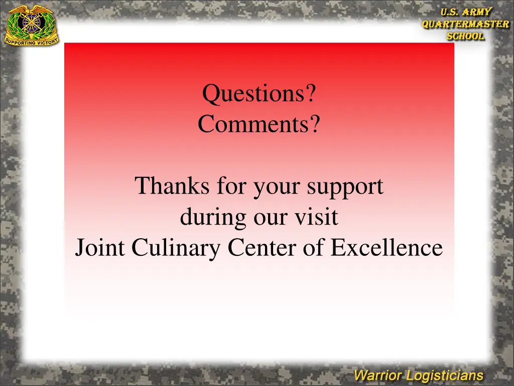 questions comments