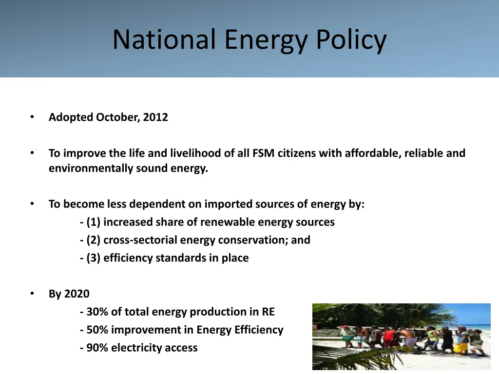 national energy policy