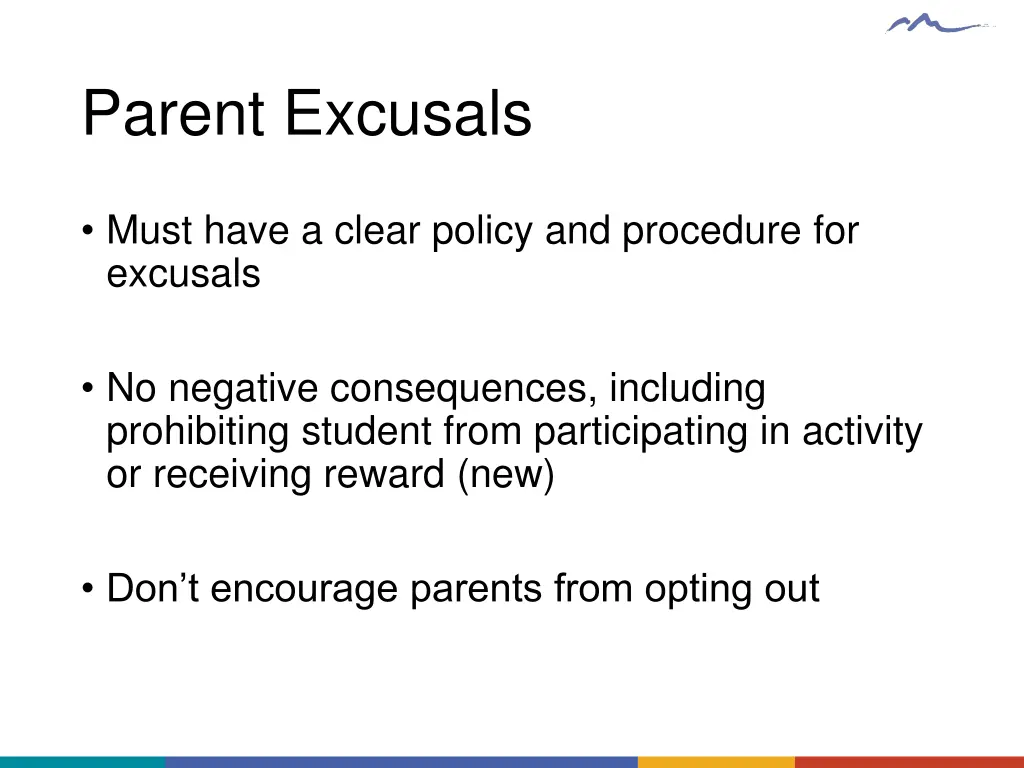 parent excusals