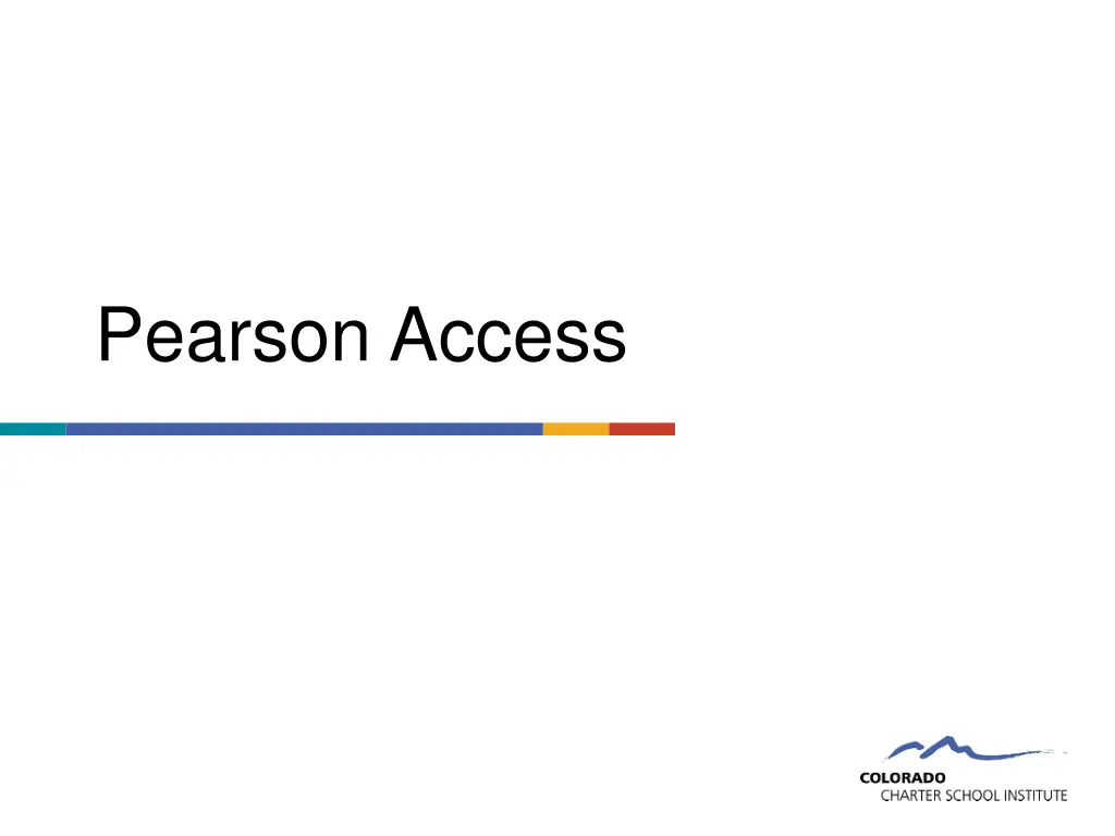 pearson access