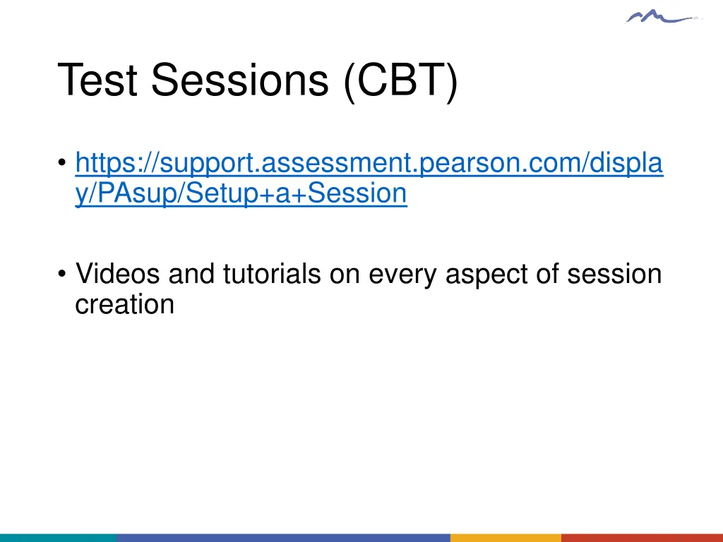 test sessions cbt