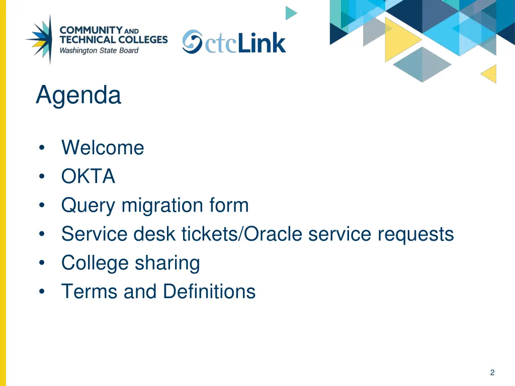 agenda
