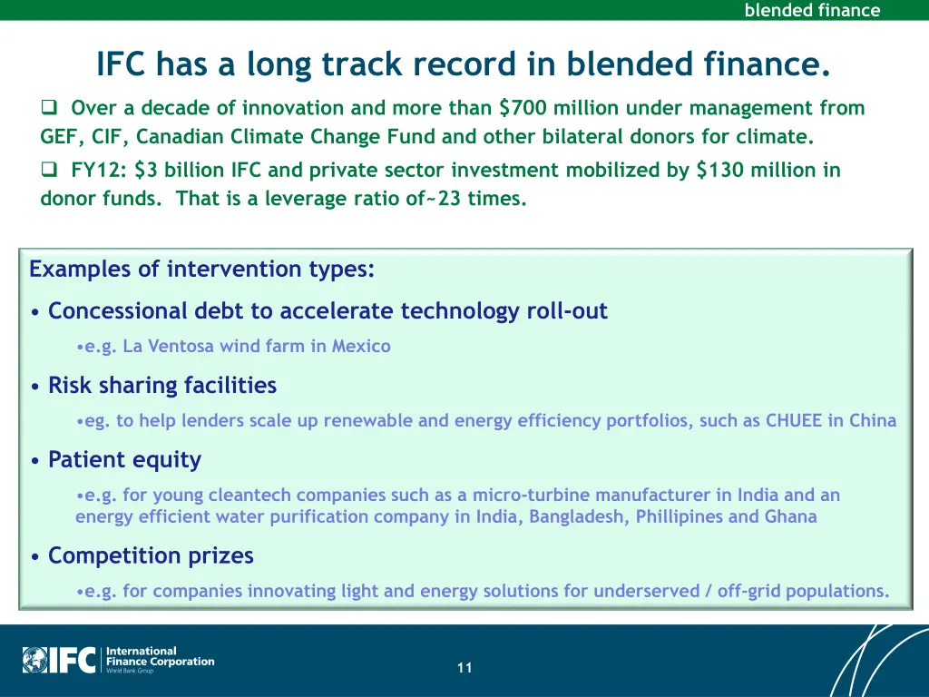 blended finance