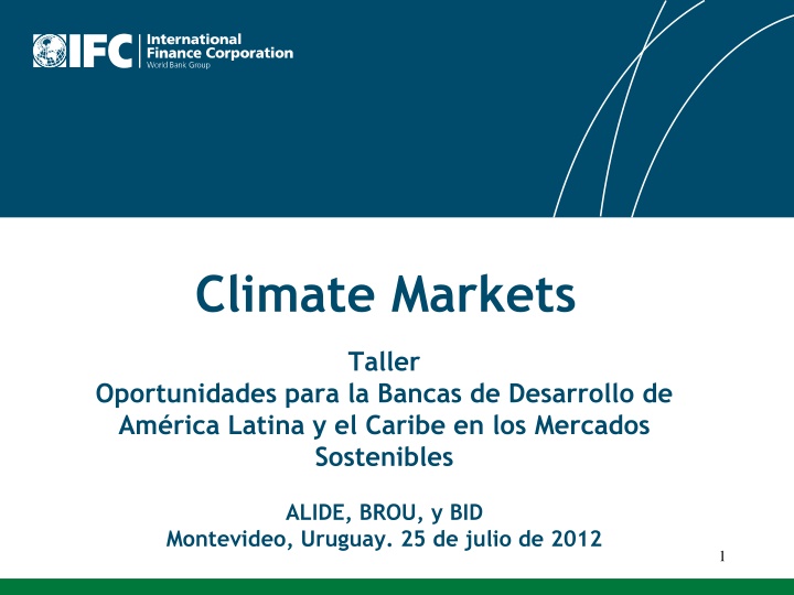 climate markets