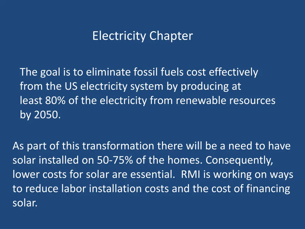 electricity chapter