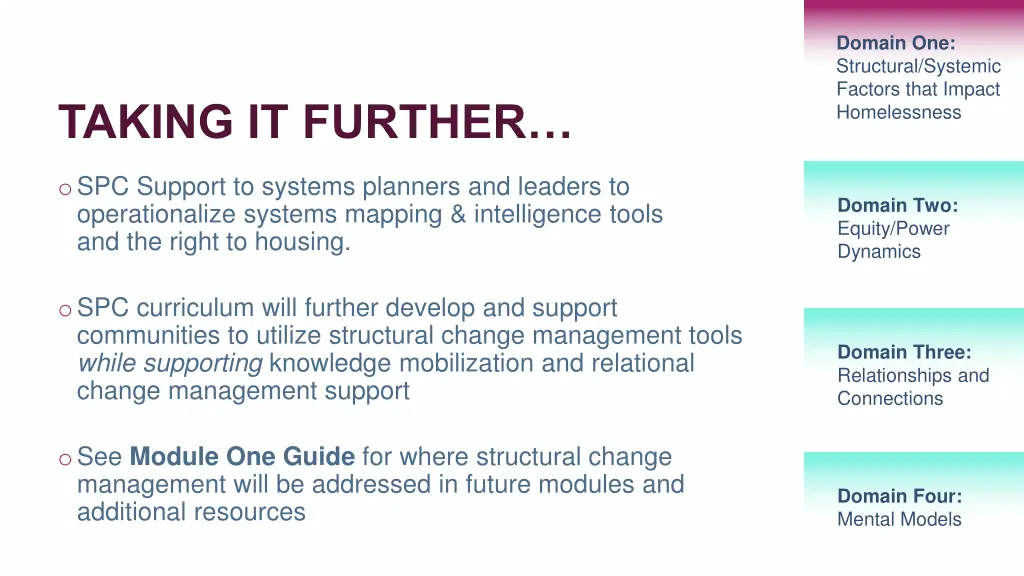 domain one structural systemic factors that 2
