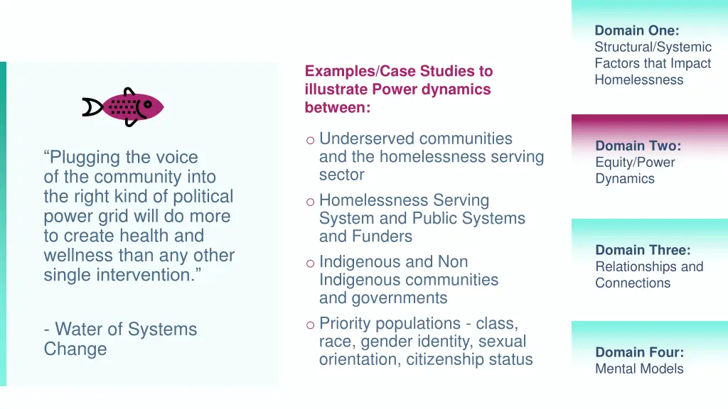 domain one structural systemic factors that 3