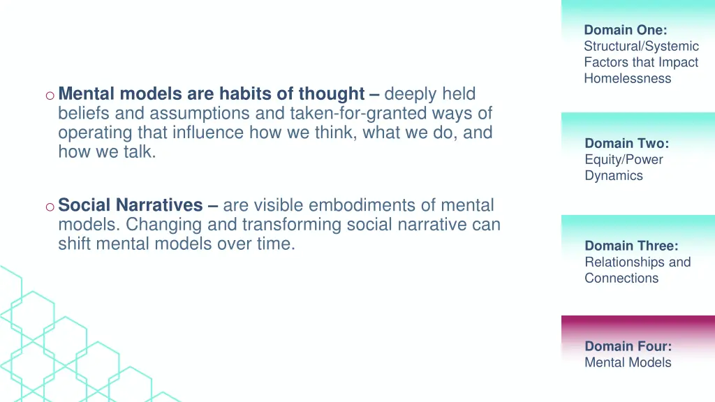 domain one structural systemic factors that 9