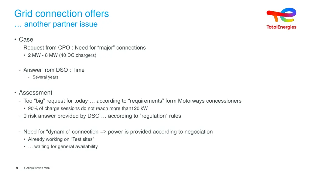 grid connection offers another partner issue