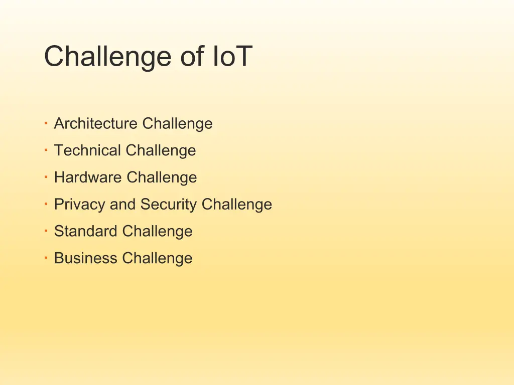 challenge of iot