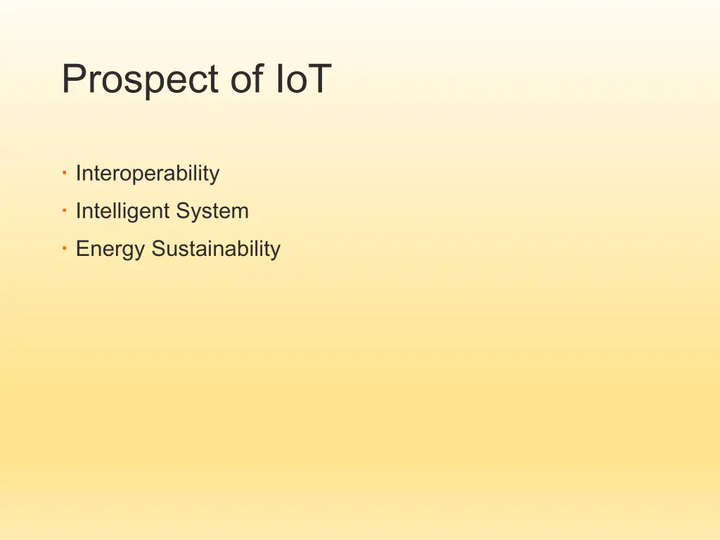 prospect of iot